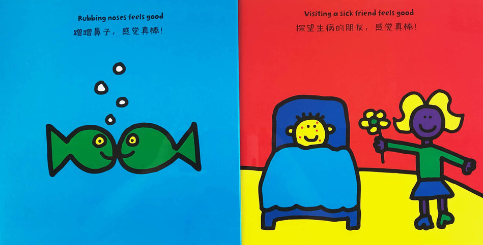 Todd Parr bilingual Chinese English 感觉真棒 淘第有个大世界9787508677026