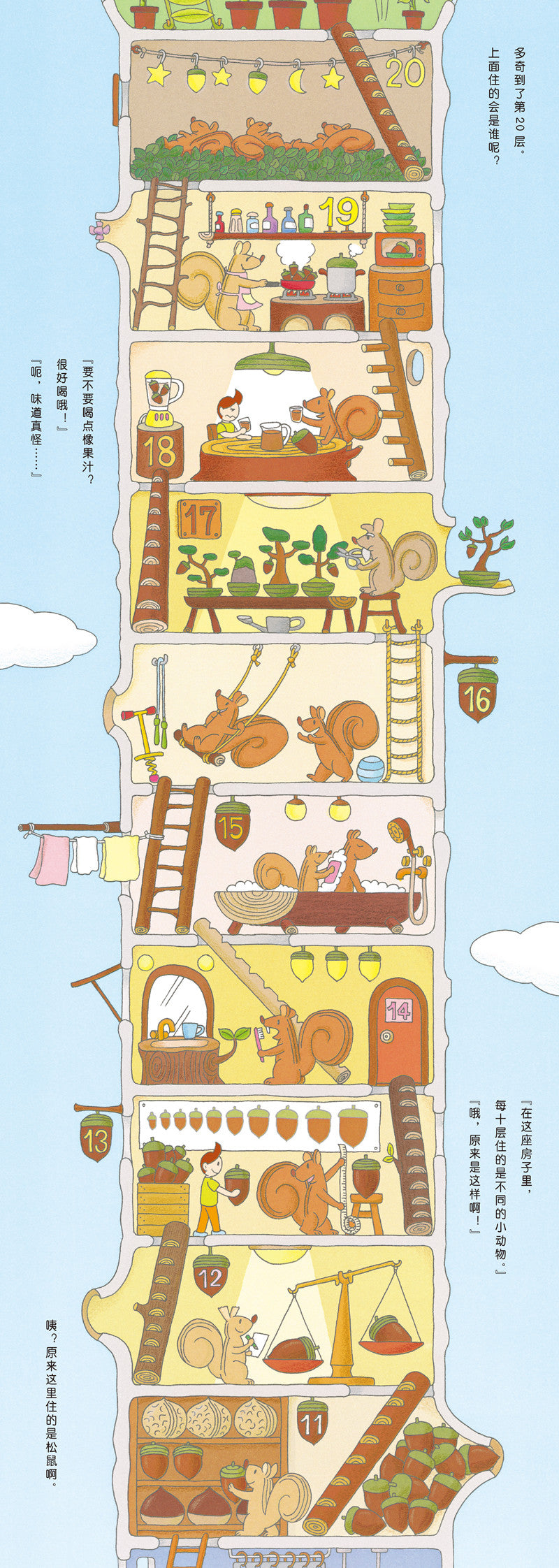 House of 100 Stories 100层的房子 Chinese children book 9787530497029