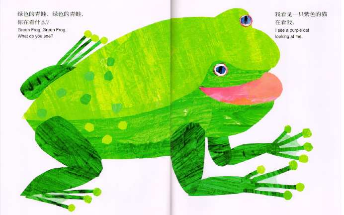 Brown Bear What Do You See 棕色的熊 你在看什么 Chinese children Book 9787533258764 Eric Carle