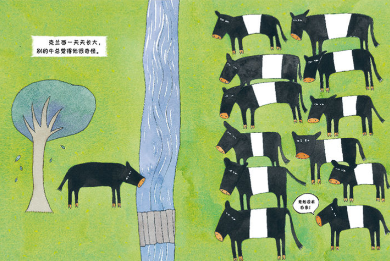Clancy the Courageous Cow 勇敢的克兰西 Chinese Children Book 9787539145457 Lachie Hume