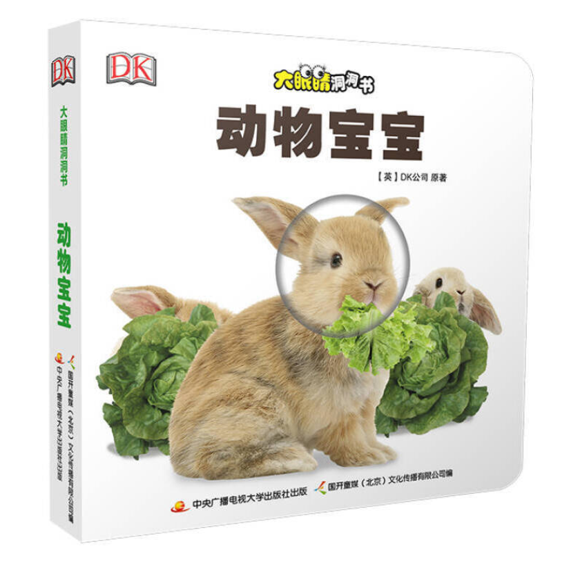 DK Who am I 大眼睛洞洞书6 book set Chinese children's book Montessori 9787304070878 动物宝宝