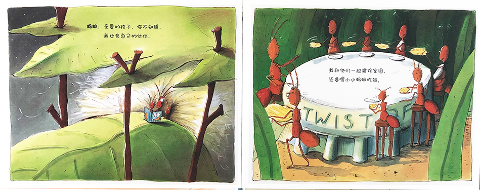 Hey, Little Ant 喂!小蚂蚁 Chinese Children Book 9787535885302 Philip and Hannah Hoose
