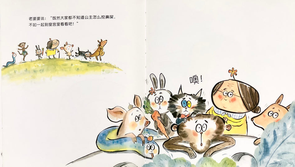 How Does The Princess Pick Her Nose 公主怎么挖鼻屎 Chinese Children Book 9787533288181