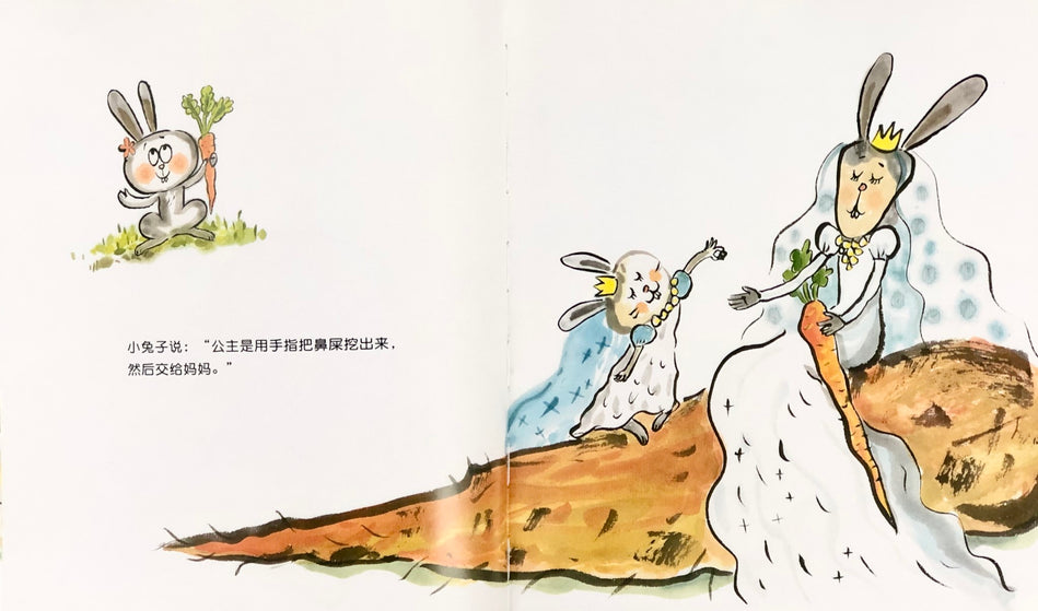 How Does The Princess Pick Her Nose 公主怎么挖鼻屎 Chinese Children Book 9787533288181