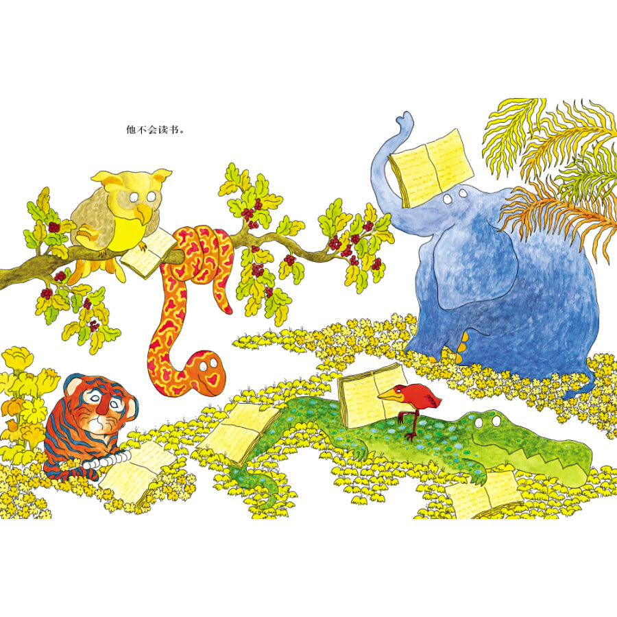 Leo the Late Bloomer 阿虎开窍了 Chinese Children Book 9787533278526 Robert Kraus