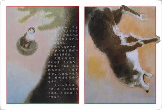 Lon Po Po 狼婆婆 Chinese children Book 9787543468863 杨志成 Ed Young  
