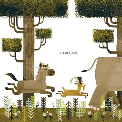 Mr. Tiger Goes Wild 老虎先生来撒野 Chinese Children Book 9787544836050 Peter Brown