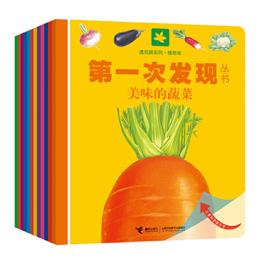 My First Discovery preschooler 第一次发现 9787544808286 胶片书 interactive chinese children's books