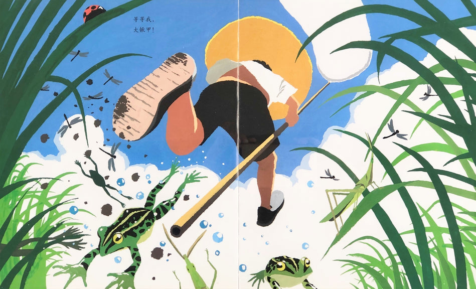 One Day in Summer 夏日的一天 Chinese Children Book 9787513313667 Koshiro Hata