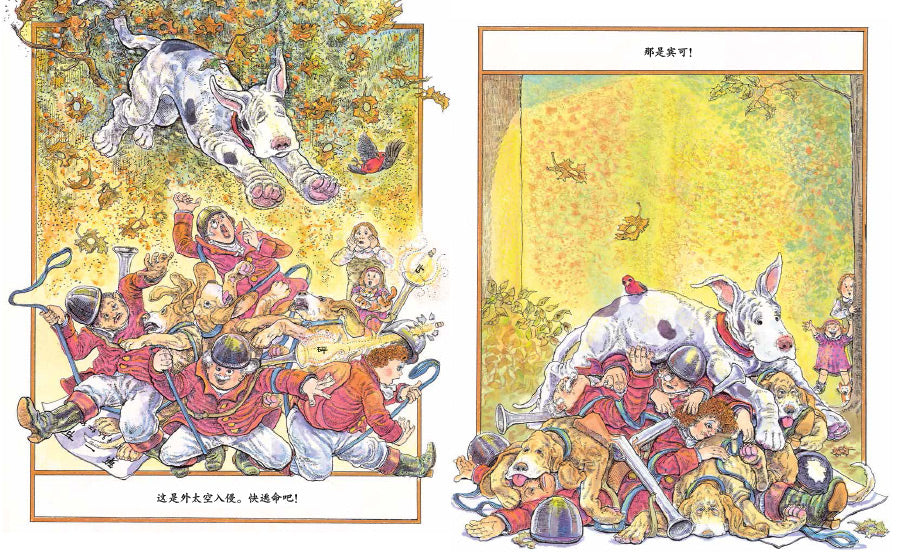 Steven Kellog Classic 哟嗬!宾可 Chinese children Book 9787221081797 Margaret Mahy, Steven Kellogg