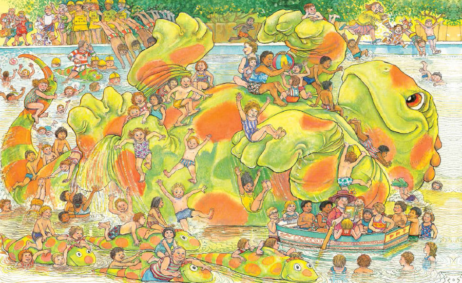 Steven Kellog Classic 神奇的蝌蚪 Chinese children Book 9787221081766 Margaret Mahy, Steven Kellogg