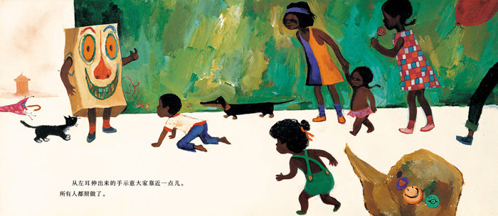 Snowy Day, Peter's Chair and Hi, Cat! -3 Chinese Books