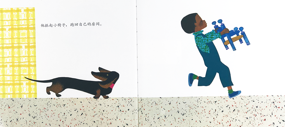 Snowy Day, Peter's Chair and Hi, Cat! -3 Chinese Books