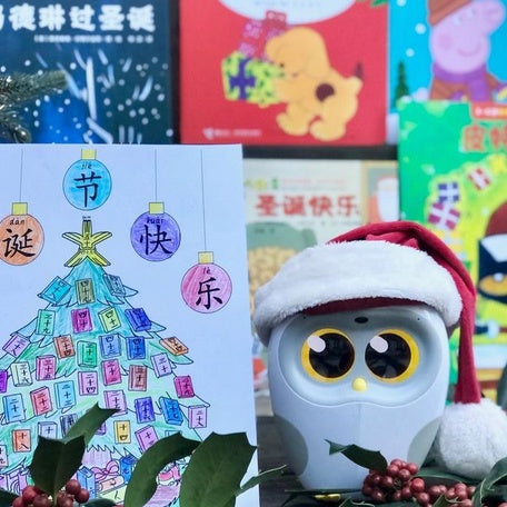 Chinese Children's Holiday Christmas Hannukah Activities Luka, The Reading Robot