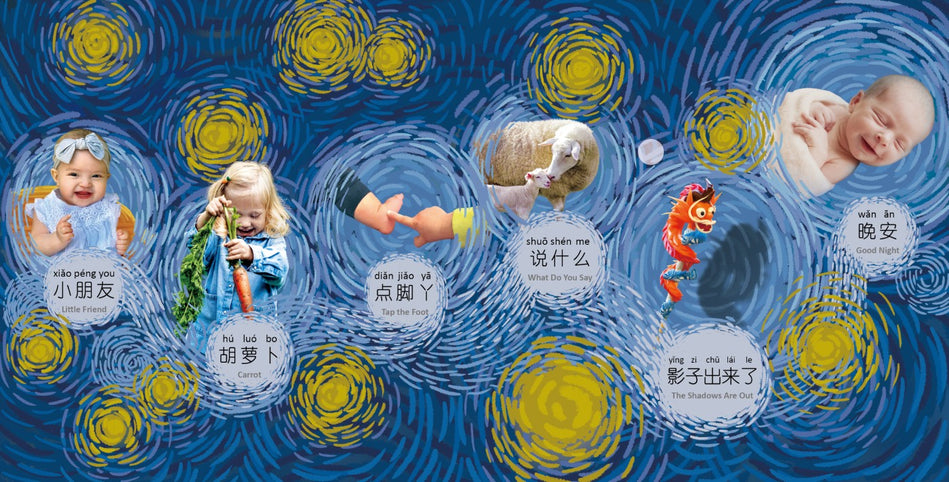Book 3 You Say It, I Say It (ni shuo wo shuo) interactive vocabulary page, bilingual Mandarin board book for toddlers