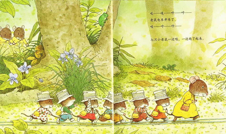 The 7 Forest Mice 七只老鼠Chinese children book 9787544840477