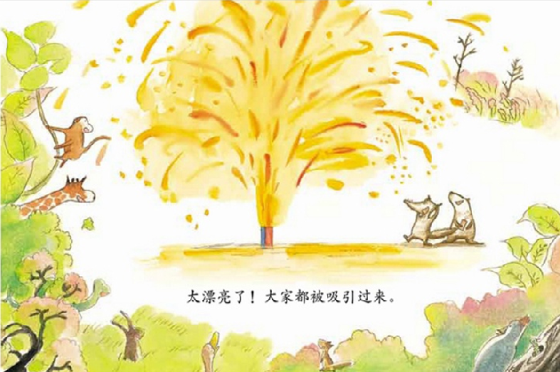 烟花  Fireworks Chinese Children's Book 9787533272012