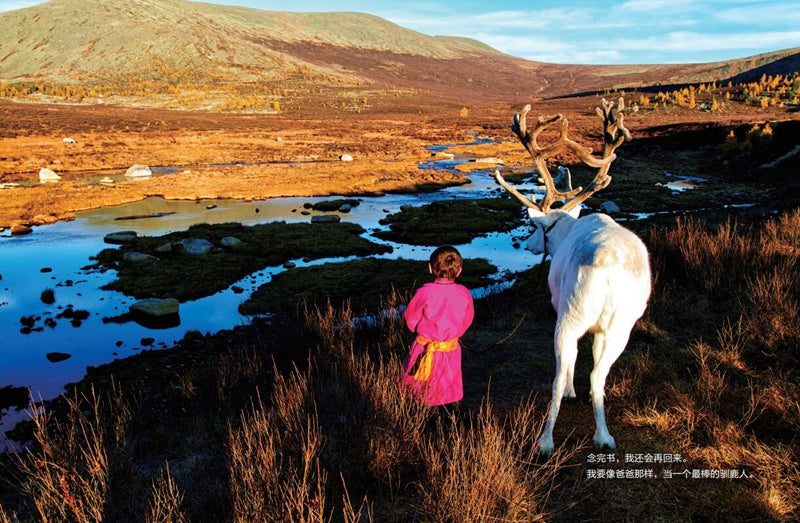 Children of the Tsaatan Reindeer Herders 驯鹿人的孩子 Chinese children Book 9787544853620 彭懿