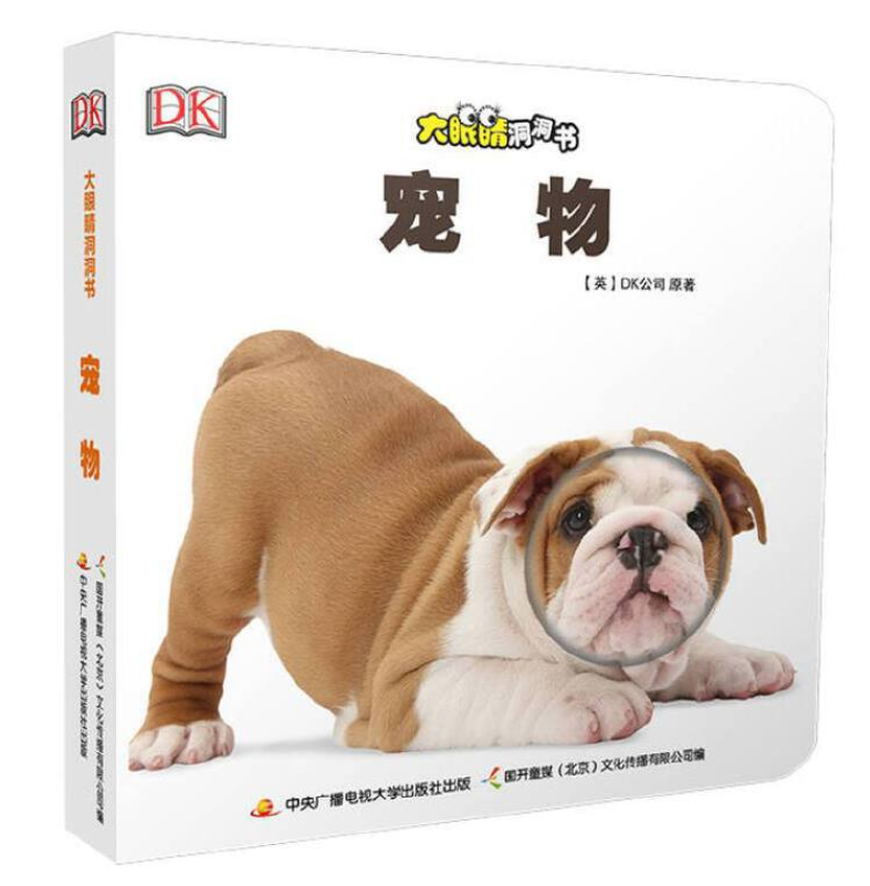 DK Who am I 大眼睛洞洞书 野生动物 Chinese children's book Montessori  9787304070922 宠物