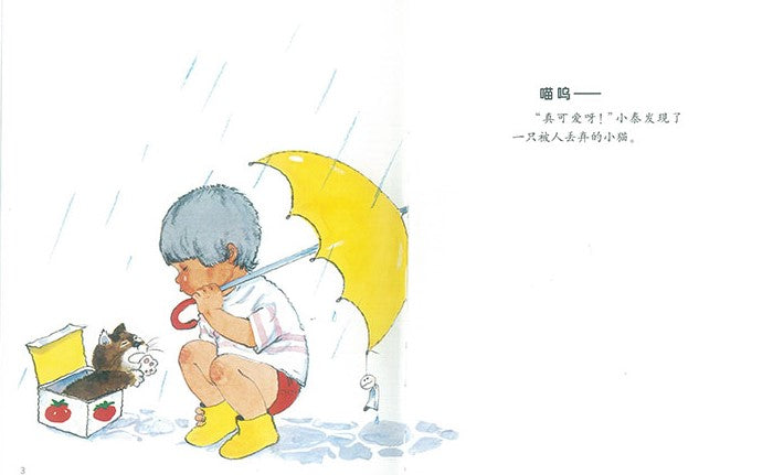 Xiao Tai's Little Cat 小泰的小猫 Chinese Children Book 9787539139333 Matsuko Yamamoto