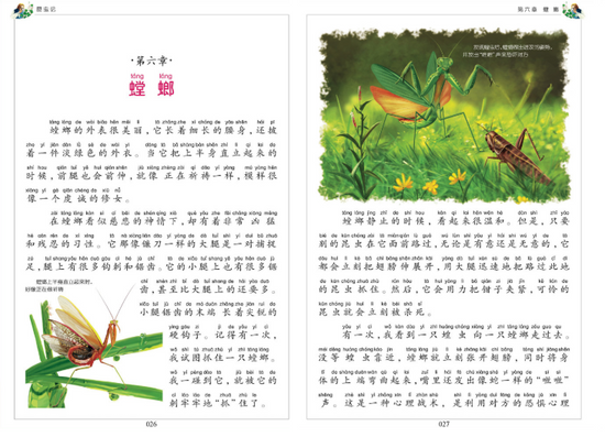 Young Adults Classics Souvenirs Entomologiques 昆虫记 Chinese children Book 9787547719039