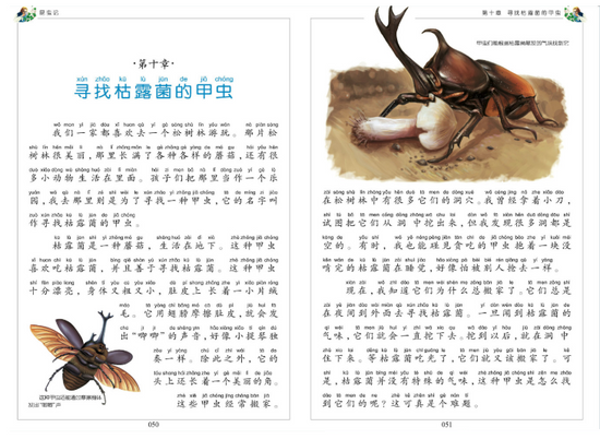 Young Adults Classics Souvenirs Entomologiques 昆虫记 Chinese children Book 9787547719039